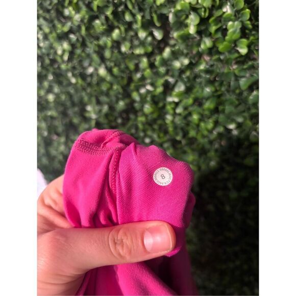 Lululemon Align Sonic Pink Double Lined Leggings HR 25” Size 8 - Picture 3 of 3